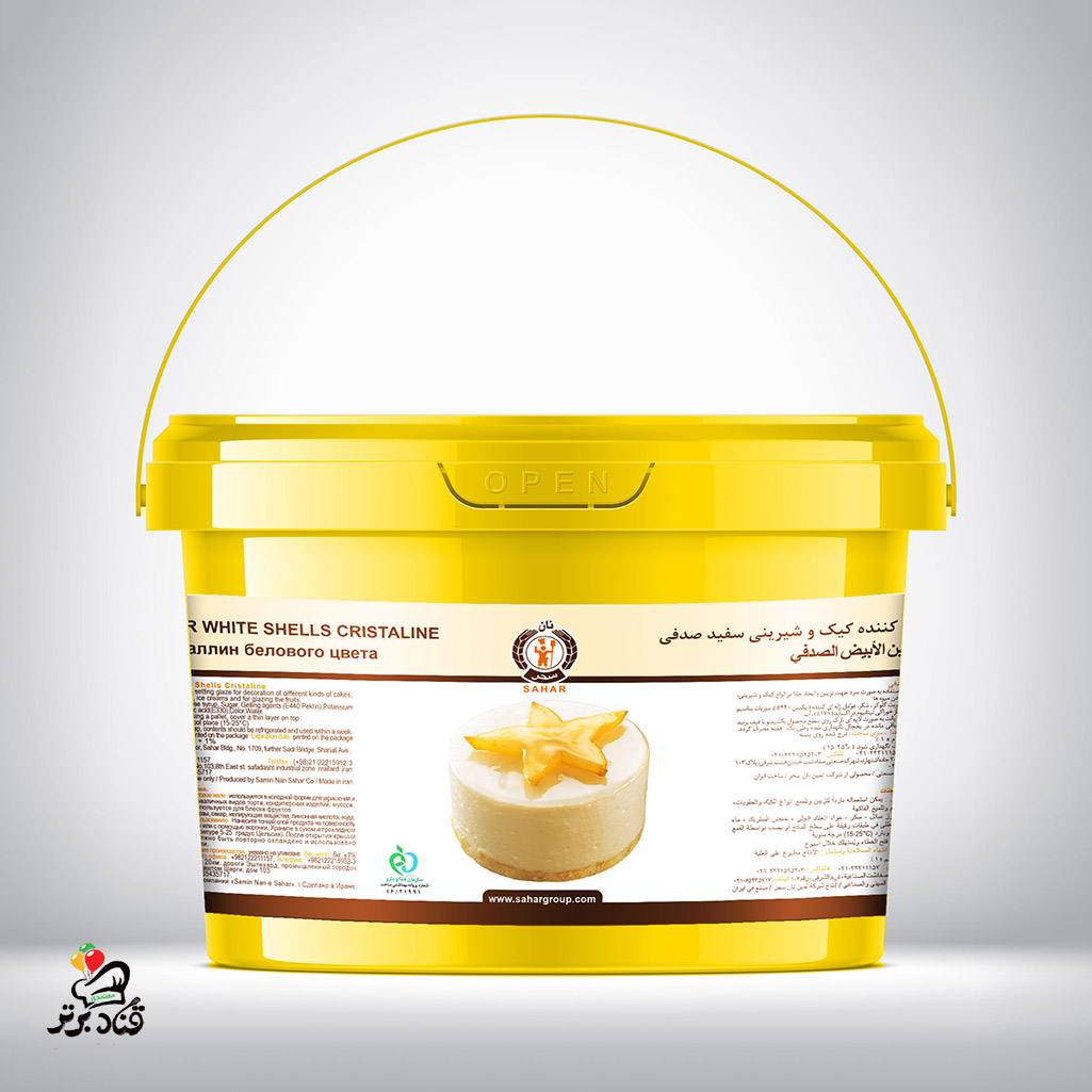 بریلو ژله براق کننده ساده  12 کیلویی نان سحر (عمده کارتن حاوی 2 سطل 6 کیلوگرمی)