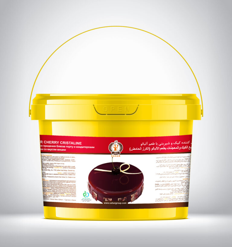  بریلو ژله براق کننده آلبالو 12 کیلویی نان سحر (عمده کارتن حاوی 2 سطل 6 کیلوگرمی)