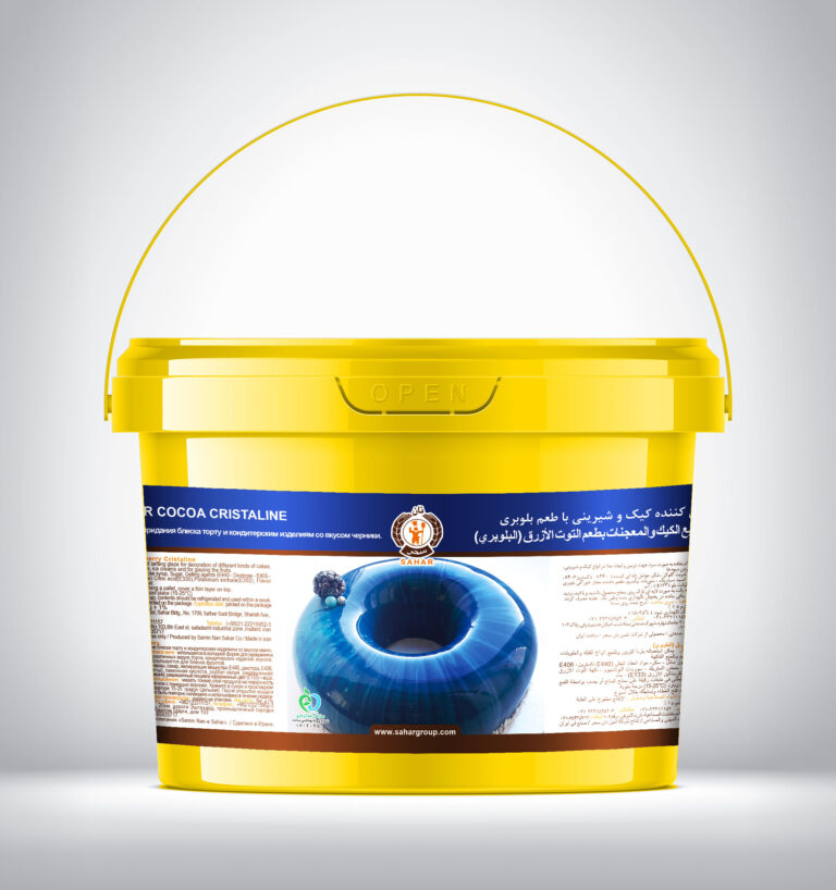  بریلو ژله براق کننده آبی بلوبری 12 کیلویی نان سحر (عمده کارتن حاوی 2 سطل 6 کیلوگرمی)