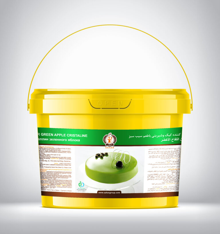  بریلو ژله براق کننده سیب سبز 12 کیلویی نان سحر (عمده کارتن حاوی 2 سطل 6 کیلوگرمی)