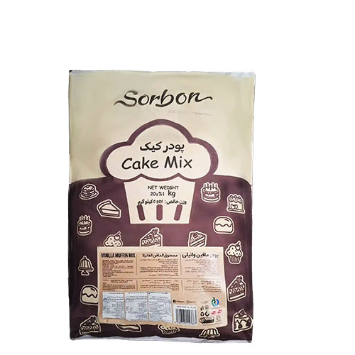 پودر کیک مافین وانیلی سوربن (20 کیلویی) عمده