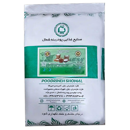 آرد حلوا گندم پودرینه شمال روشن بسته ۱۰ کیلویی عمده