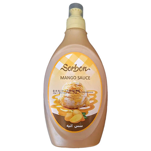 سس انبه سوربن 500 گرمی ( 12 عدد در کارتن ) عمده