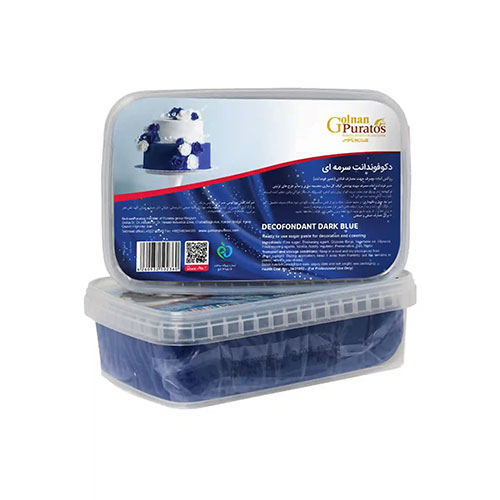 دکوفوندانت سرمه‎‌ای گلنان پوراتوس – 12 بسته 1 کیلویی در کارتن عمده