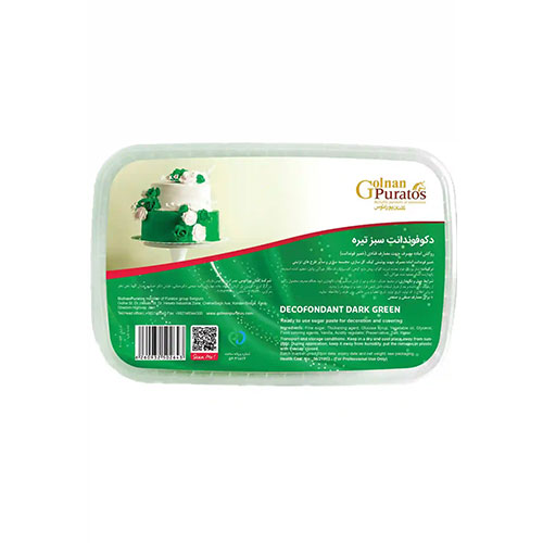 دکوفوندانت سبز تیره گلنان پوراتوس – 12 بسته 1 کیلویی در کارتن عمده