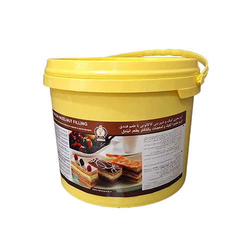 کرم مغزی کیک و شیرینی کاکائویی با طعم فندق سحر –2 عدد سطل 6 کیلویی در کارتن عمده