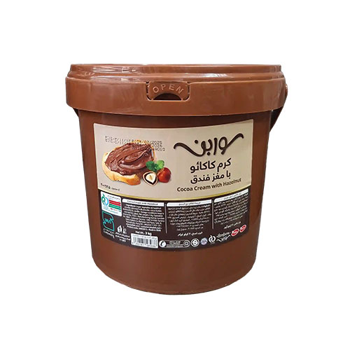 کرم کاکائو با مغز فندق سوربن ( نوتلا ) – 3 کیلویی – 4 عدد در کارتن عمده