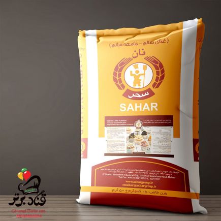 آرد تگرال مافین پرتقالی 25 کیلوگرمی نان سحر (عمده)