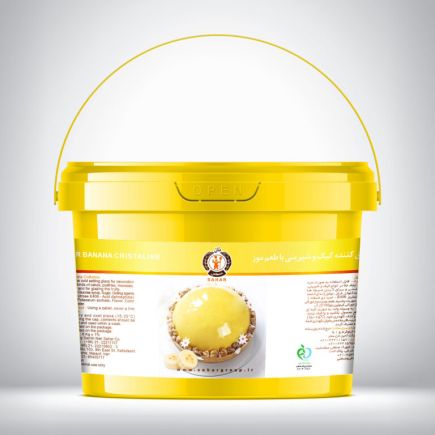  بریلو ژله براق کننده موزی 12 کیلویی نان سحر (عمده کارتن حاوی 2 سطل 6 کیلوگرمی)