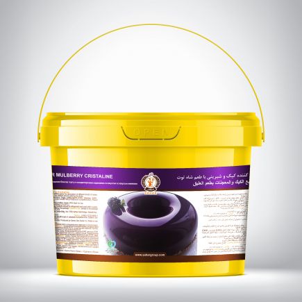  بریلو ژله براق کننده شاه توت 12 کیلویی نان سحر (عمده کارتن حاوی 2 سطل 6 کیلوگرمی)