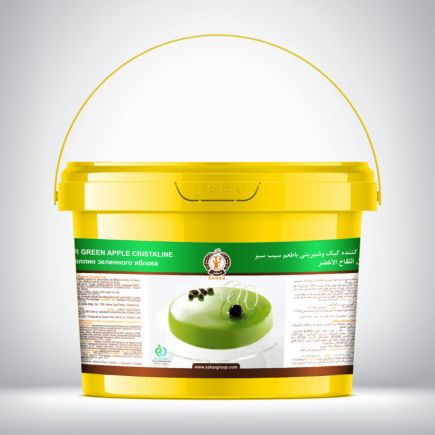  بریلو ژله براق کننده سیب سبز 12 کیلویی نان سحر (عمده کارتن حاوی 2 سطل 6 کیلوگرمی)