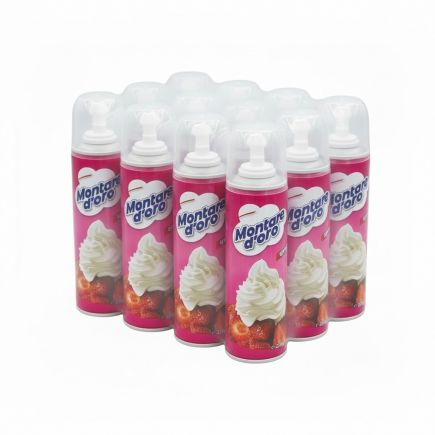 اسپری خامه 250 گرمی مونتاره 12 عدد در کارتن (عمده)