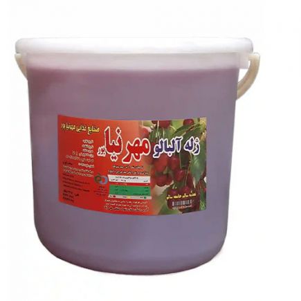 ژله آلبالو مهرنیا – سطل 12 کیلویی عمده