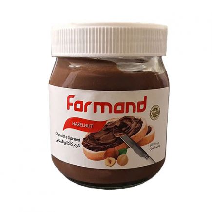 کرم کاکائو فندقی شکلات صبحانه فرمند 330 گرمی 6 عدد در کارتن عمده