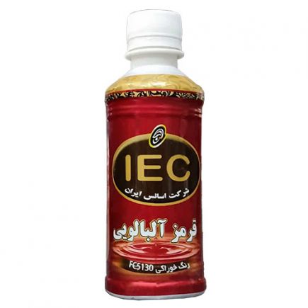 رنگ خوراکی اسانس ایران قرمز آلبالویی IEC بسته 24 عددی عمده