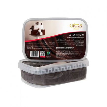 دکوفوندانت قهوه‌ای گلنان پوراتوس – 12 بسته 1 کیلویی در کارتن عمده