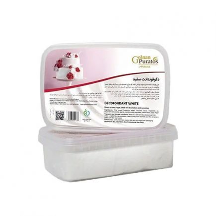 دکوفوندانت سفید گلنان پوراتوس – 12 عدد یک کیلویی در کارتن عمده