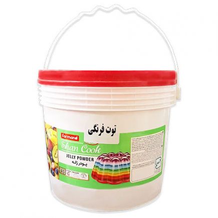 پودر ژله توت فرنگی فرمند سطل 3 کیلویی – 4 عدد در کارتن عمده