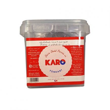 فوندانت کارو سرخ آبی نیم کیلویی (بسته 24 عددی) عمده